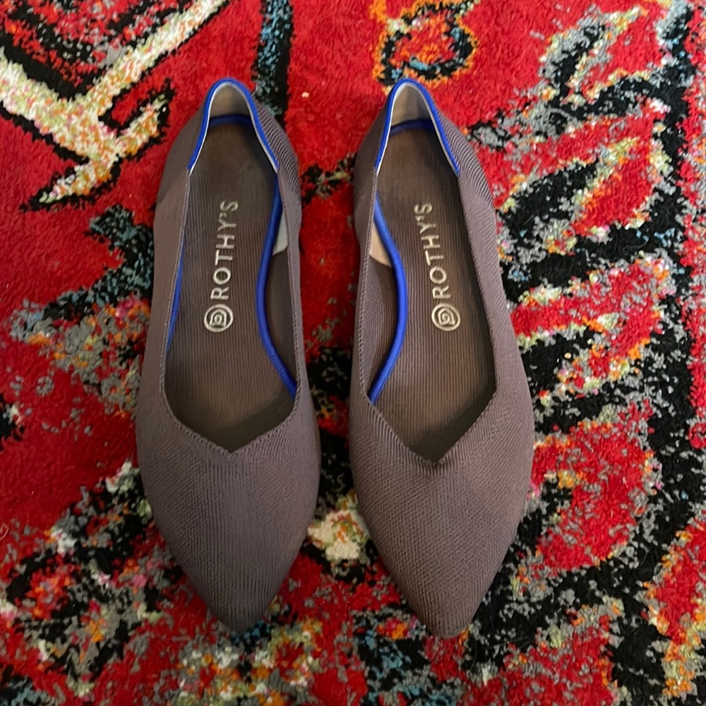 HALF OFF FOR CYBER MONDAY Rothy's The Point Port flats size 12, purple